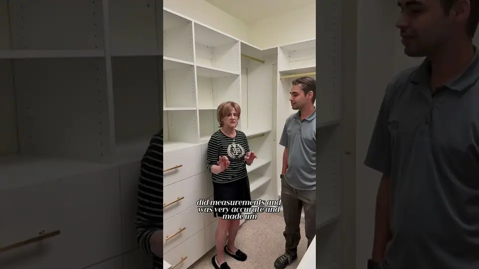 Custom closet testimonial